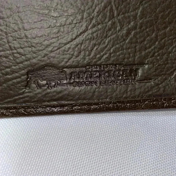 Bi-fold Genuine Leather Wallet- Brown - Picture 5 of 9